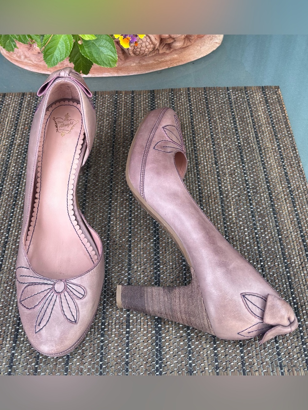 Miss Albright Leather Heels Made in Brazil